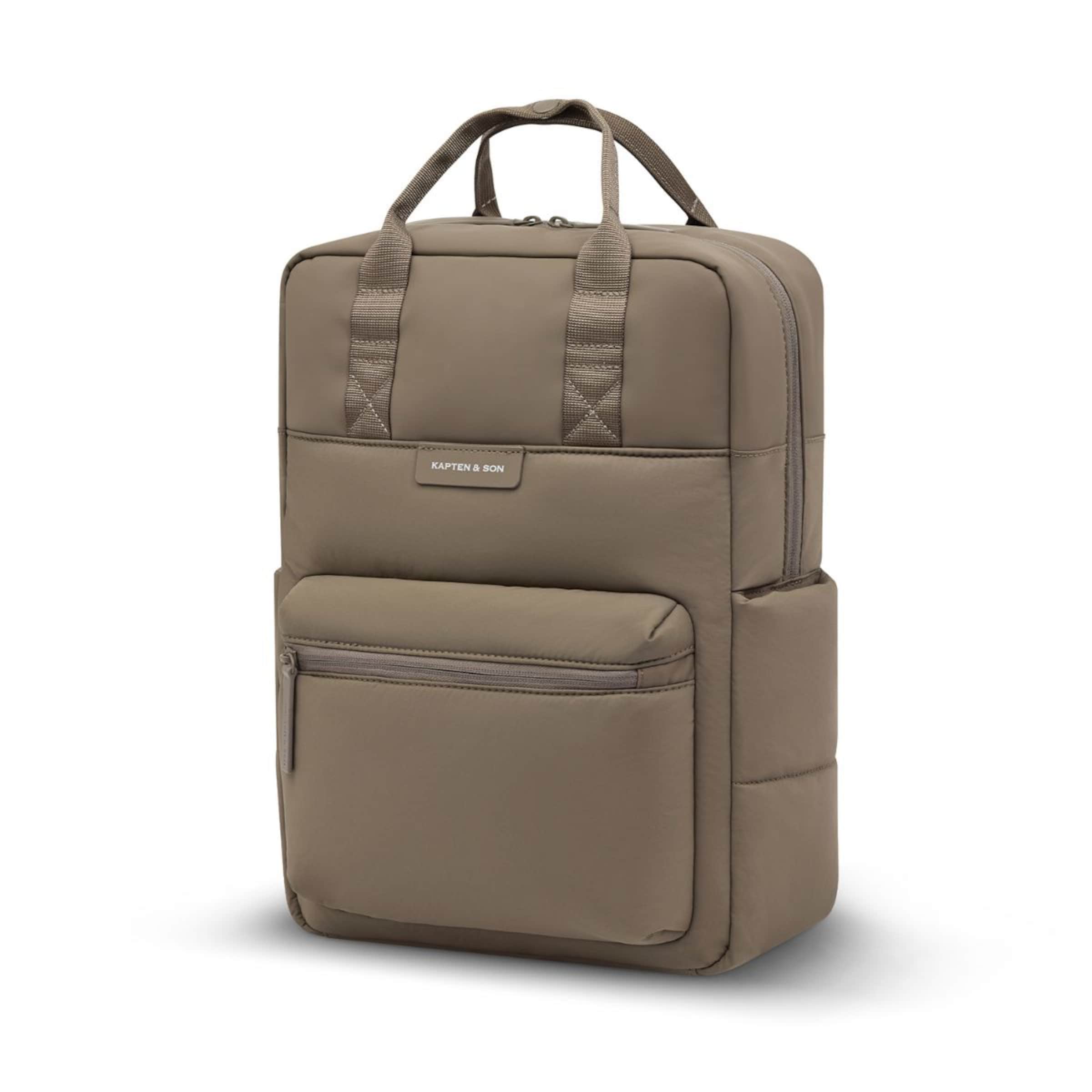 Kapten & Son Bergen Cloud Walnut Rucksack In Walnut
