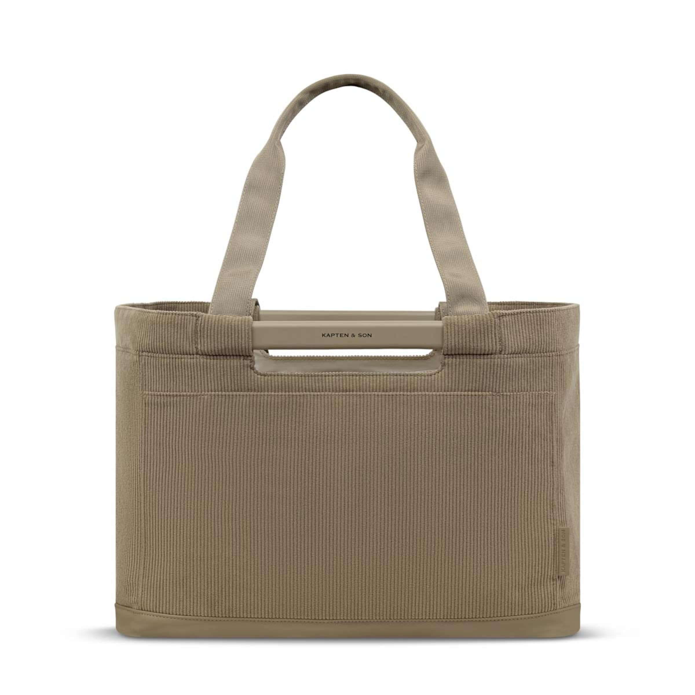 Kapten & Son Einkaufskörbe Vaasa Shopping Basket Cord Dusty Khaki