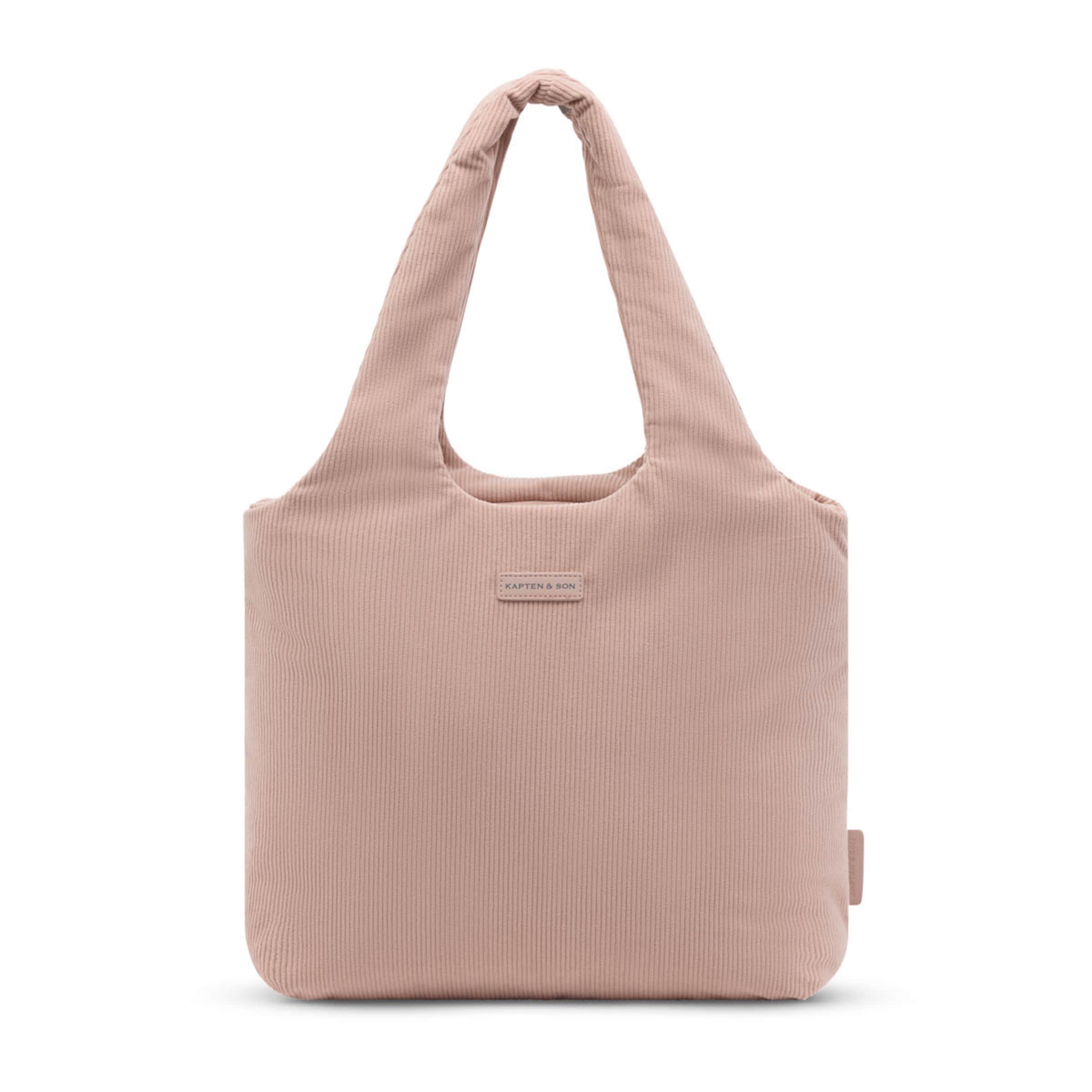 Kapten & Son Skara Cloud Shopper Cord Rose Clay Umhängetasche In Rose Clay