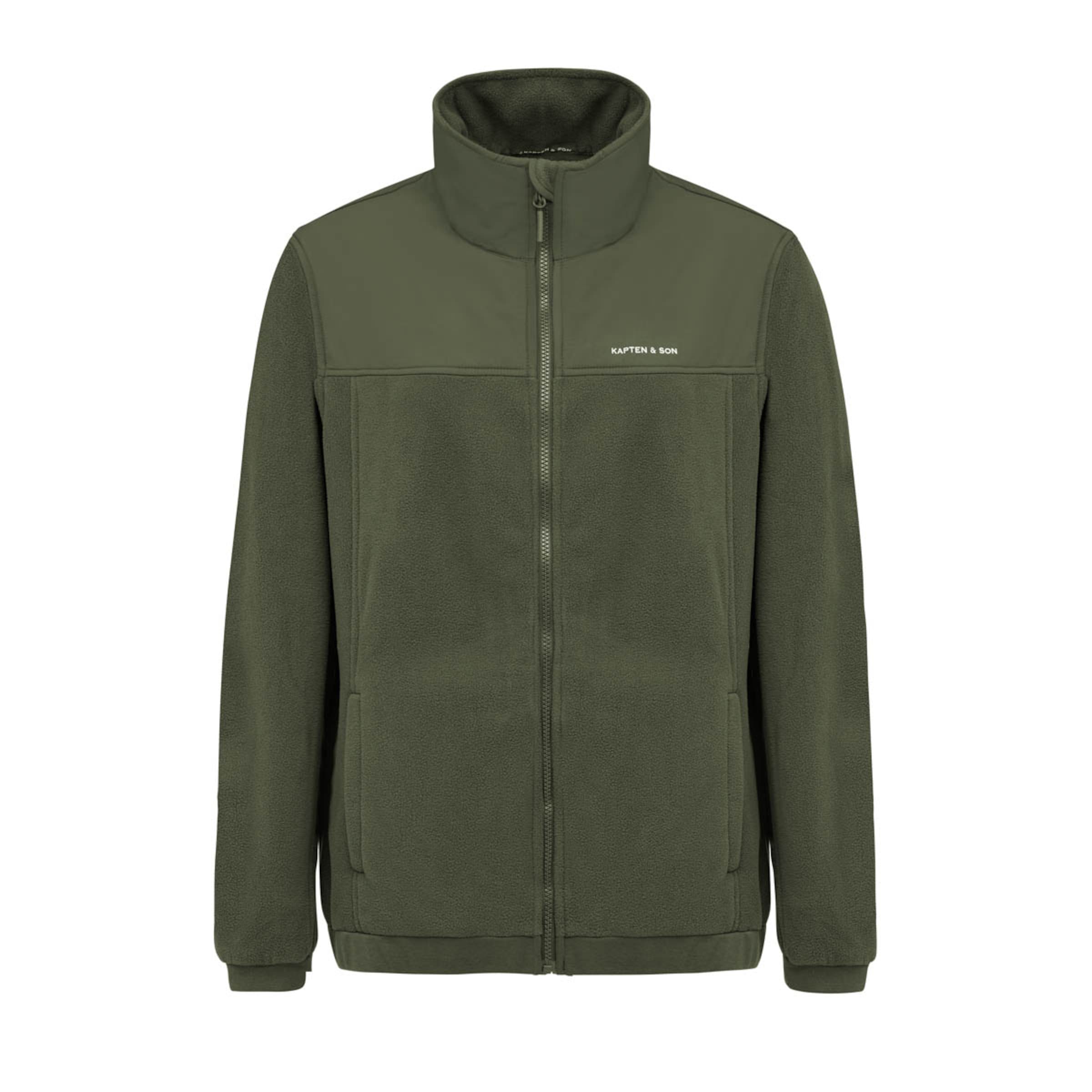 Kapten & Son Jacken Light Fleece Jacket Olive