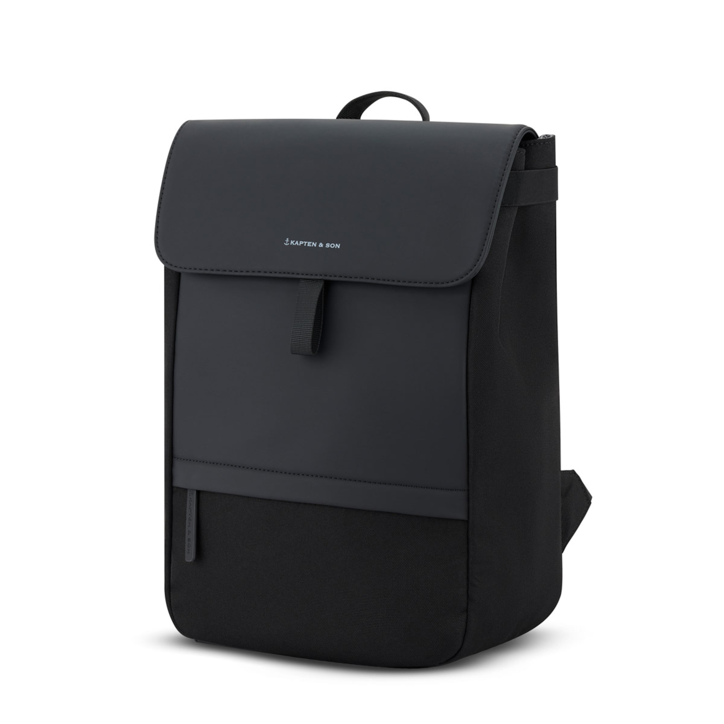 Kapten & Son Rucksack Fyn All Black Schwarz